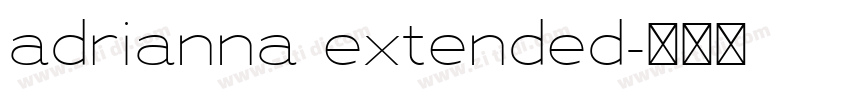adrianna extended字体转换